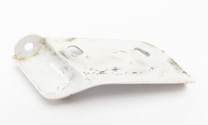 1990 YAMAHA YZ125 REAR MASTER MASTER CYLINDER HOLDER PROTECTOR PLATE GUARD WHITE - MotoRaider