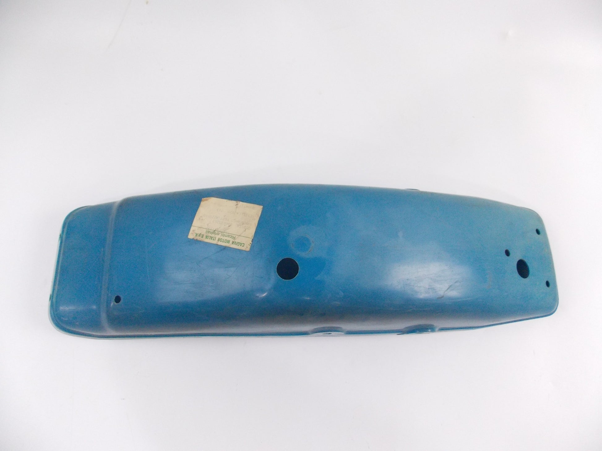 NOS OEM CAGIVA 1985 ALETTA ROSSA 125/ELEFANT 125 BLUE REAR FENDER 80A033213 - MotoRaider
