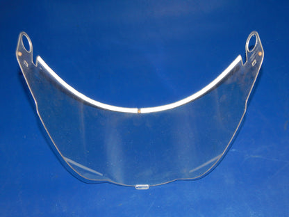 VINTAGE MOTORCYCLE HELMET NAVA 6 CLEAR VISOR SHIELD SCREEN ITALY DUCATI LAVERDA - MotoRaider