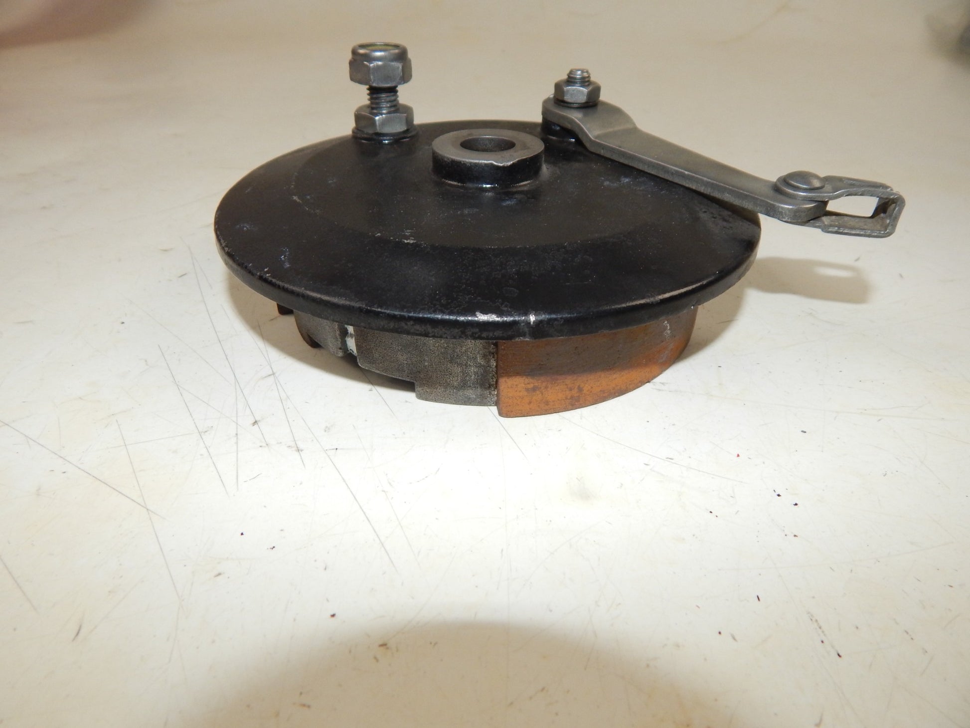 1981 BETA TRAIL 125 FRONT WHEEL HUB BRAKE PLATE SHOES VINTAGE ITALY - MotoRaider
