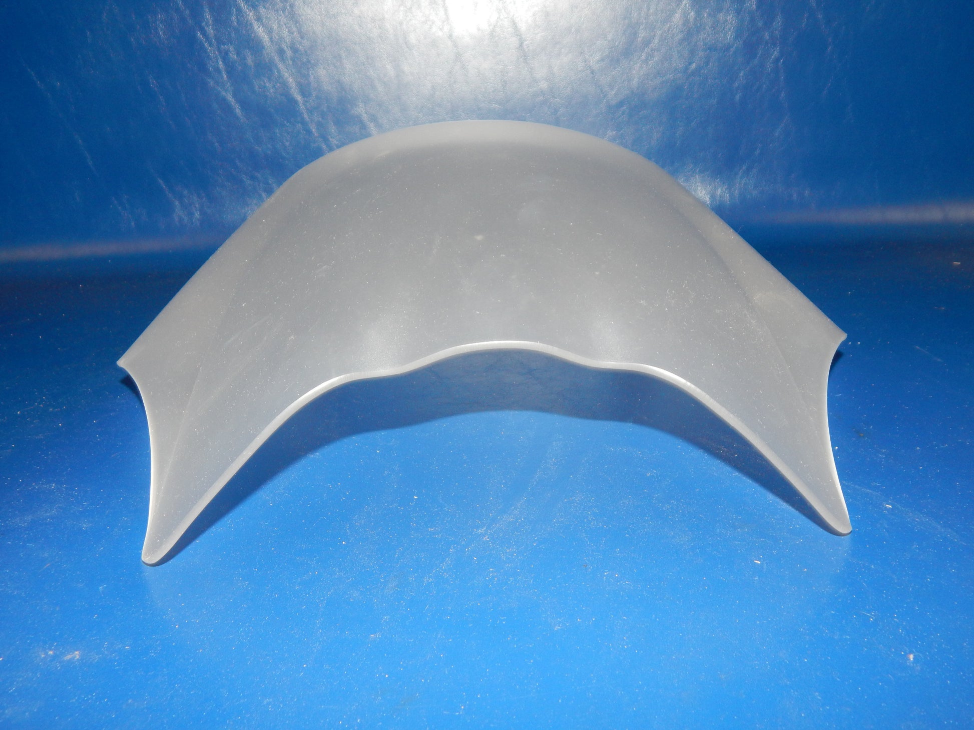 FABBRI 3000 CAFÉ RACER NAKED MOTORCYCLE WINDSHIELD WINDSCREEN FROSTED 14"x12" - MotoRaider