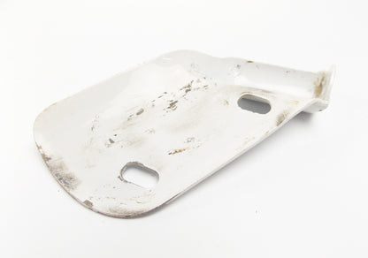 1990 YAMAHA YZ125 REAR MASTER MASTER CYLINDER HOLDER PROTECTOR PLATE GUARD WHITE - MotoRaider
