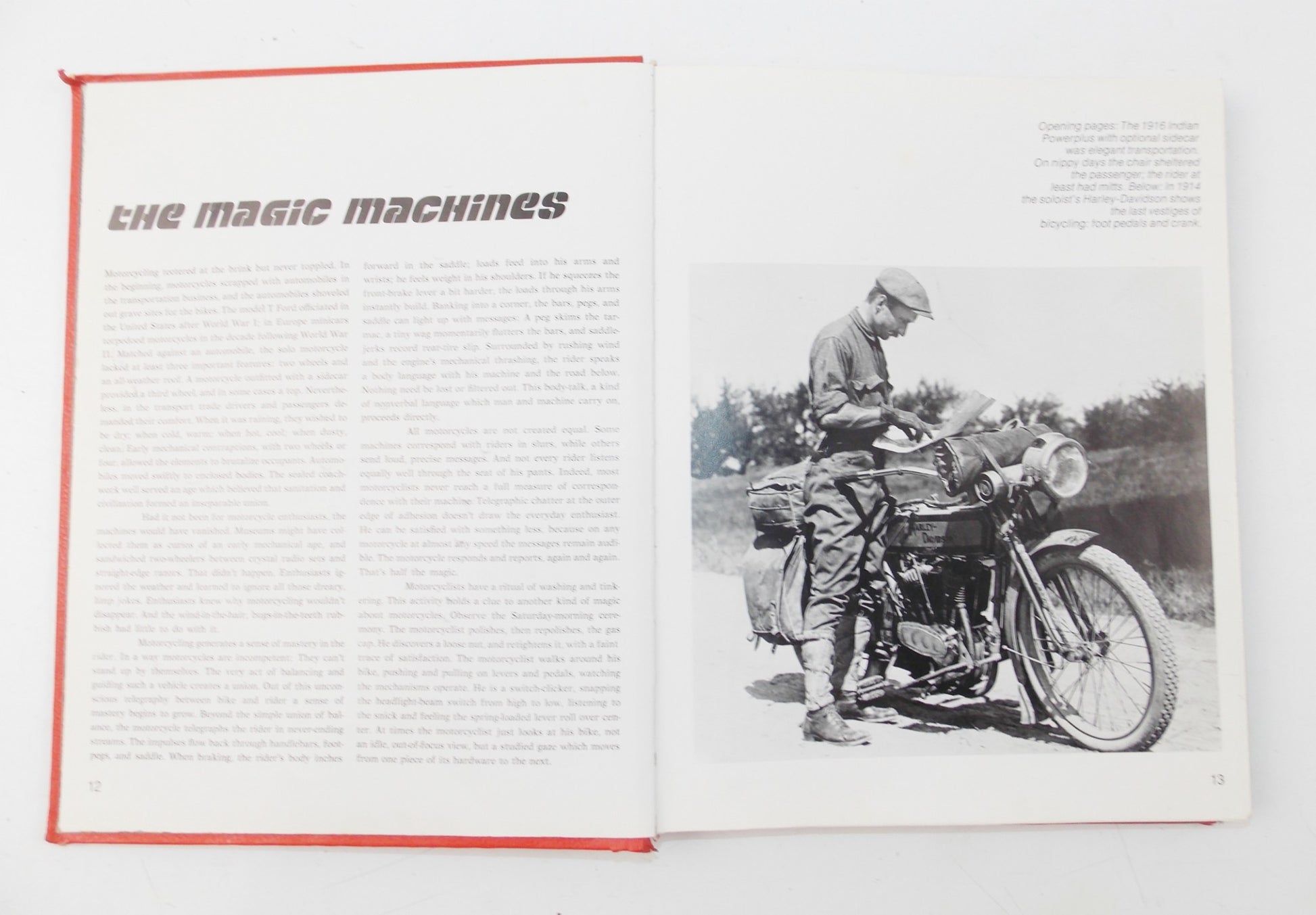 1974 THE MOTORCYCLE WORLD BOOK BY PHILL SCHILLING INDIAN HARLEY DAVIDSON DUCATI - MotoRaider