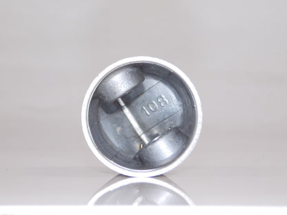 NOS DINAMIN 108 PISTON 43.4mm + 12MM PIN + CIRCLIPS + RINGS VINTAGE ITALY 16228 - MotoRaider