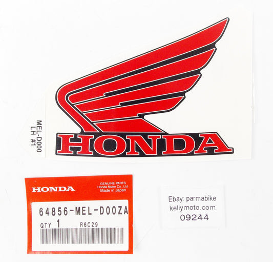 OEM 2005 HONDA CBR1000 L TOP SHELTER TYPE 1 EMBLEM DECAL STICKER 64856-MEL-D00ZA - MotoRaider