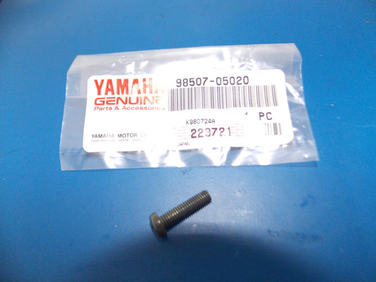 NOS YAMAHA 1994-2020 YFS200 XV19 YZ450 YW125 XT250 PAN HEAD SCREW  98507-05020 - MotoRaider