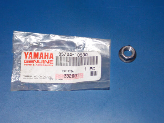 NOS 1994-2020 YAMAHA FZR600 EF3800 YFM350 CY50 SH50  FLANGE NUT  95704-10500 - MotoRaider