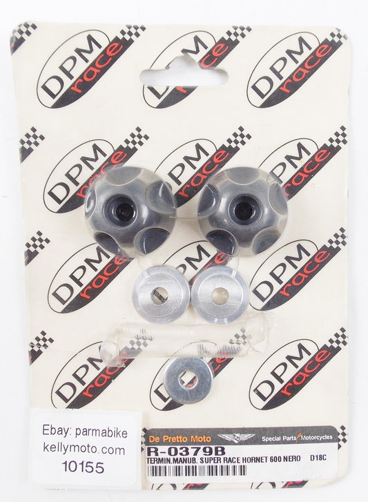 DE PRETTO MOTO ALLOY BAR END BLACK 1999-2002 SUPER RACE HORNET 600 R-0379B - MotoRaider