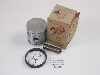 NOS DINAMIN 56 LAVERDA PISTON 46.8MM+13.5MM PIN+RINGS+CIRCLIPS VINTAGE 16235 - MotoRaider