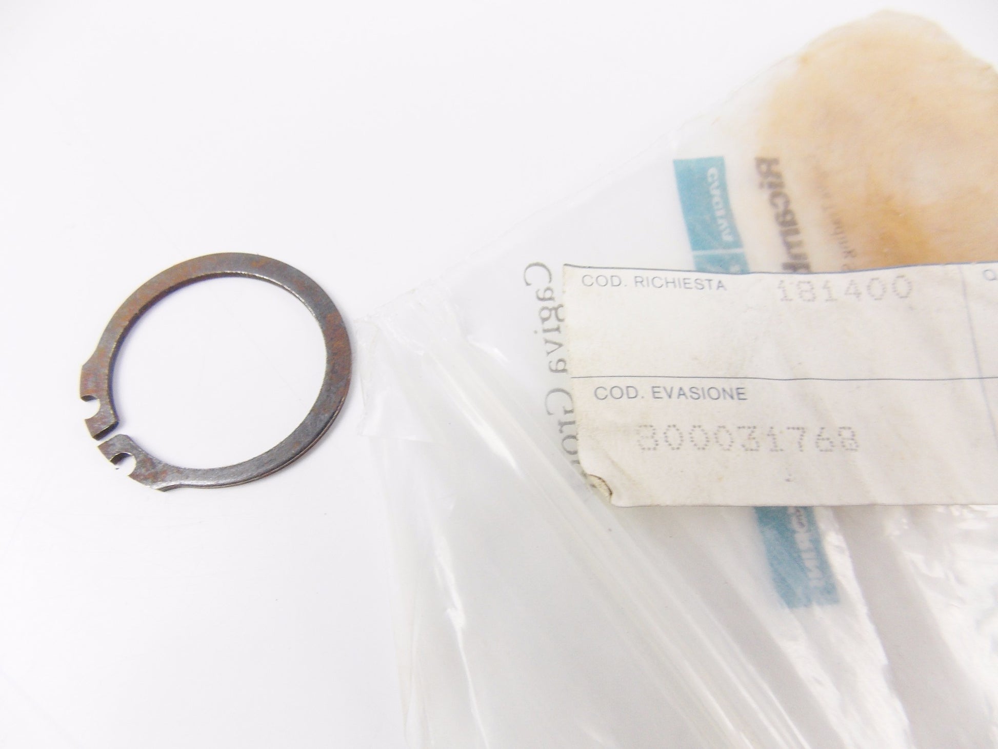 NOS OEM CAGIVA 1987-1992 ALETTA ORO|BLUES|CRUISER|FRECCIA ELASTIC RING 800031768 - MotoRaider