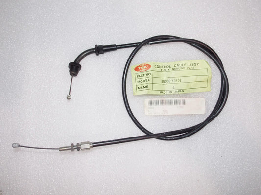 NOS TSK  SUZUKI 1980-1981 GS750 GS1000 CABLE THROTTLE 58300-45401 - MotoRaider