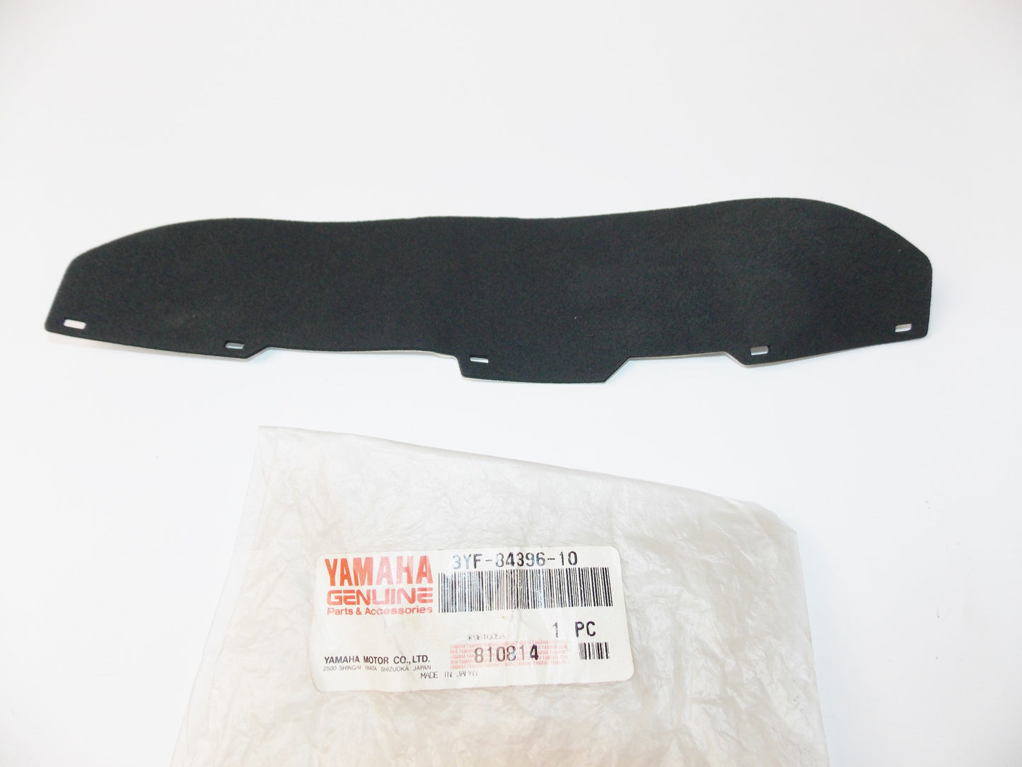NOS OEM 1990-1994 YAMAHA XTZ660 UPPER HEADLIGTH LID COVER 3YF-84396-10 - MotoRaider