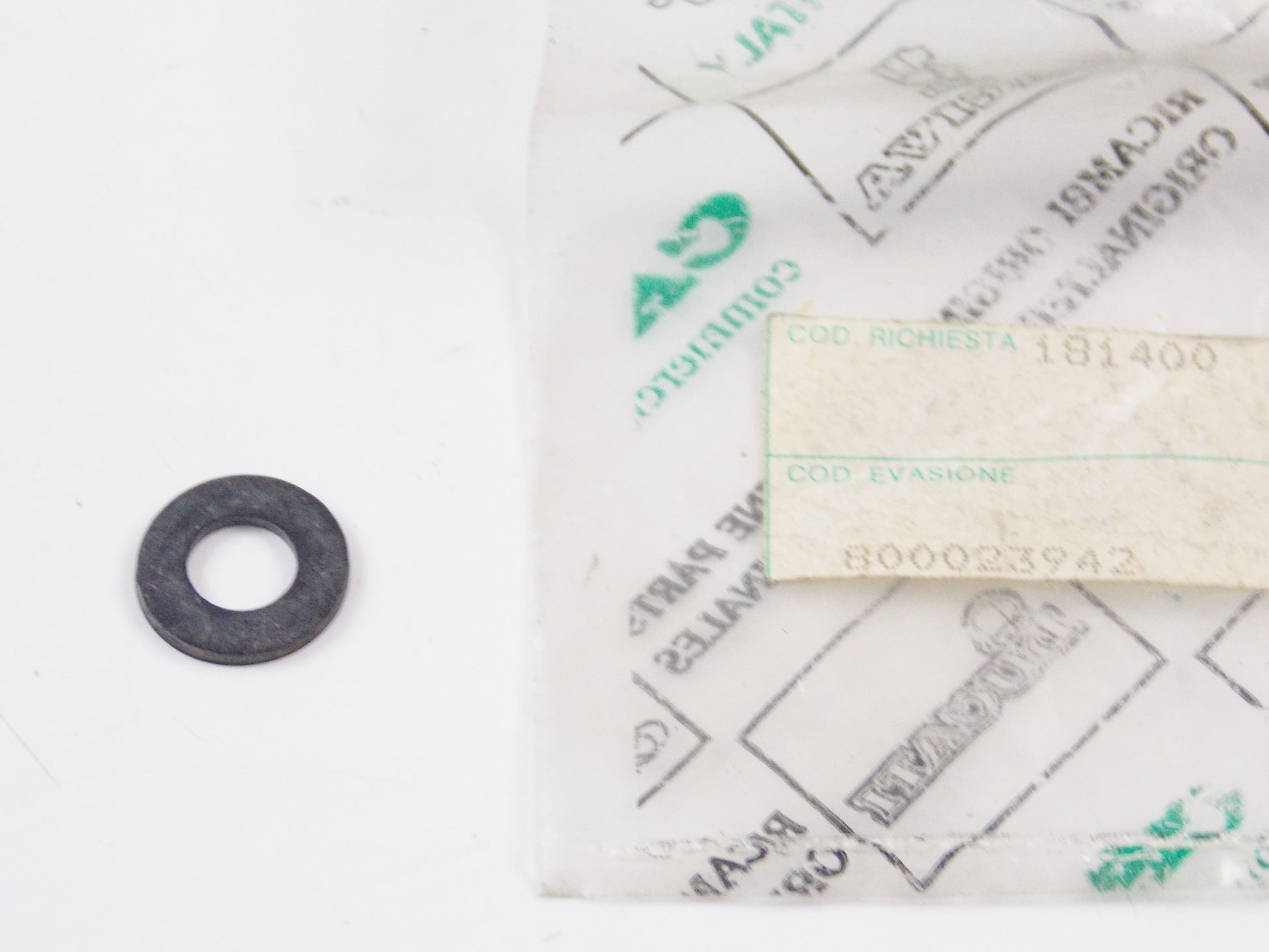 NOS OEM 1988 CAGIVA FRECCIA 125 RUBBER WASHER OIL FILLER SEAL GASKET 800023942 - MotoRaider
