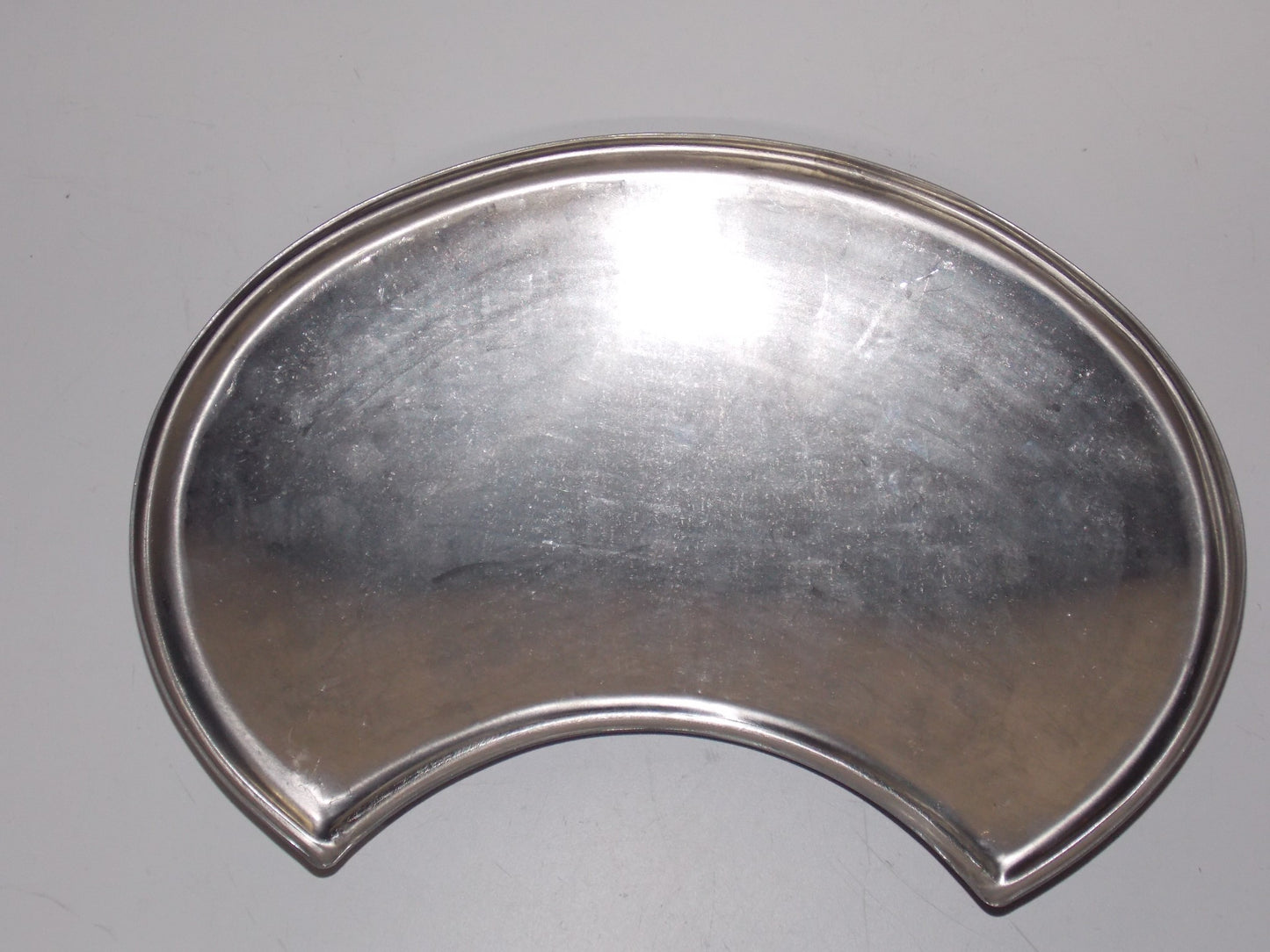 ALLOY FRONT NUMBER CONVEX PLATE HEADLIGHT VINTAGE MX ENDURO SCRAMBLER CAFE RACER - MotoRaider