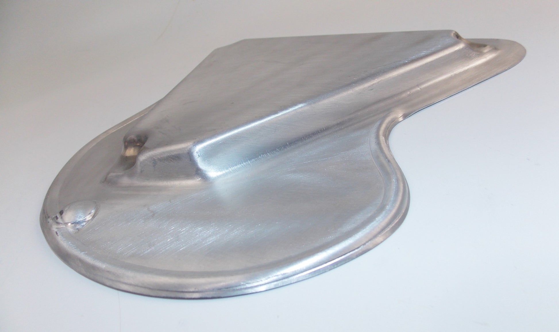 FRAME L SIDE PANEL NUMBER ALLOY PLATE 1974-76 KTM 125-175-250-360 LAY DOWN SHOCK - MotoRaider