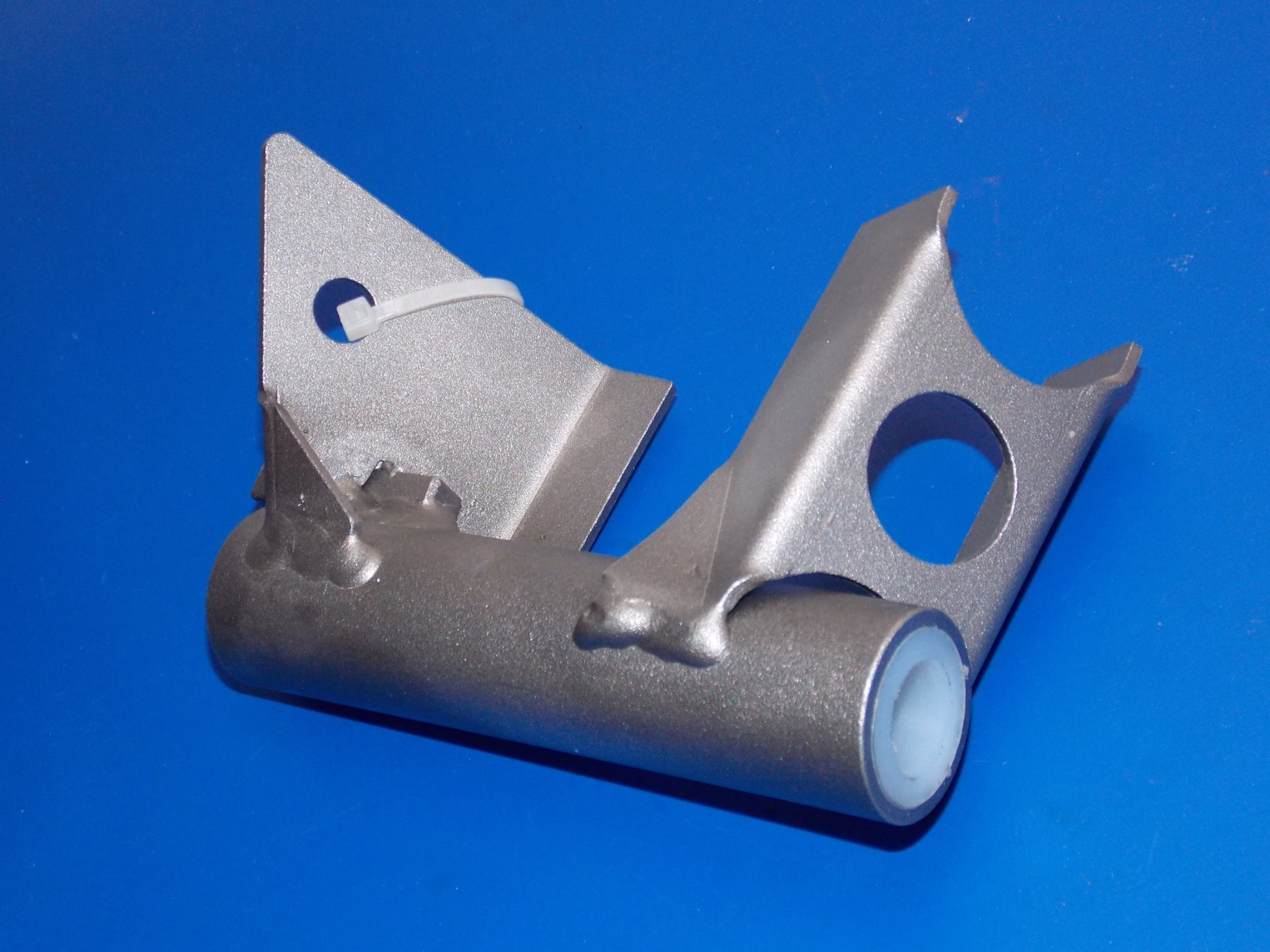 1971-73 KTM MC GS 125 SACHS 175 BLACK MOTOR SIDE KICK STAND MOUNT FRAME BRACKET - MotoRaider