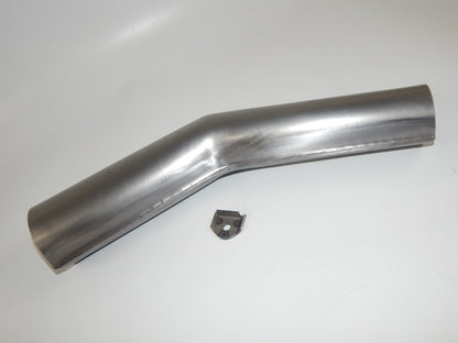 1973 1976 Penton KTM GS MC 125 175 MUFFLER PIPE EXHAUST MID SECTION SHROUD - MotoRaider