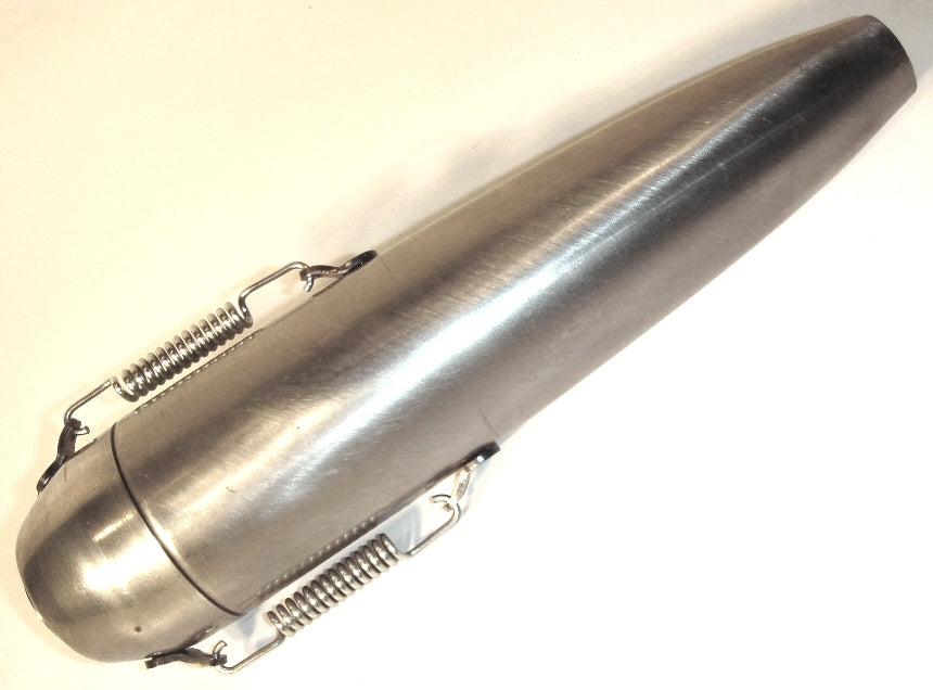 1974 1975 1976 PENTON KTM MC 250 CROSS EXHAUST SILENCER END PIECE MUFFLER PIPE - MotoRaider