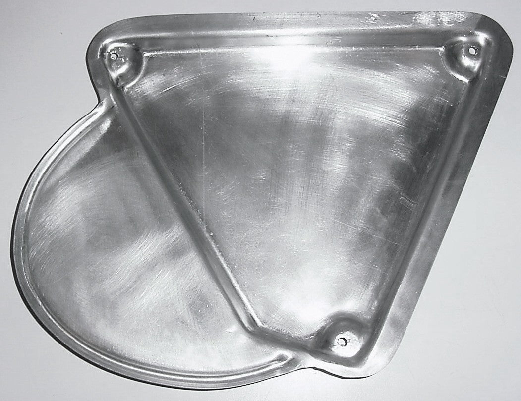 1971-76 PENTON KTM FRAME LEFT ALUMINUM COVER PANEL NUMBER PLATE GS MC 125 250 - MotoRaider