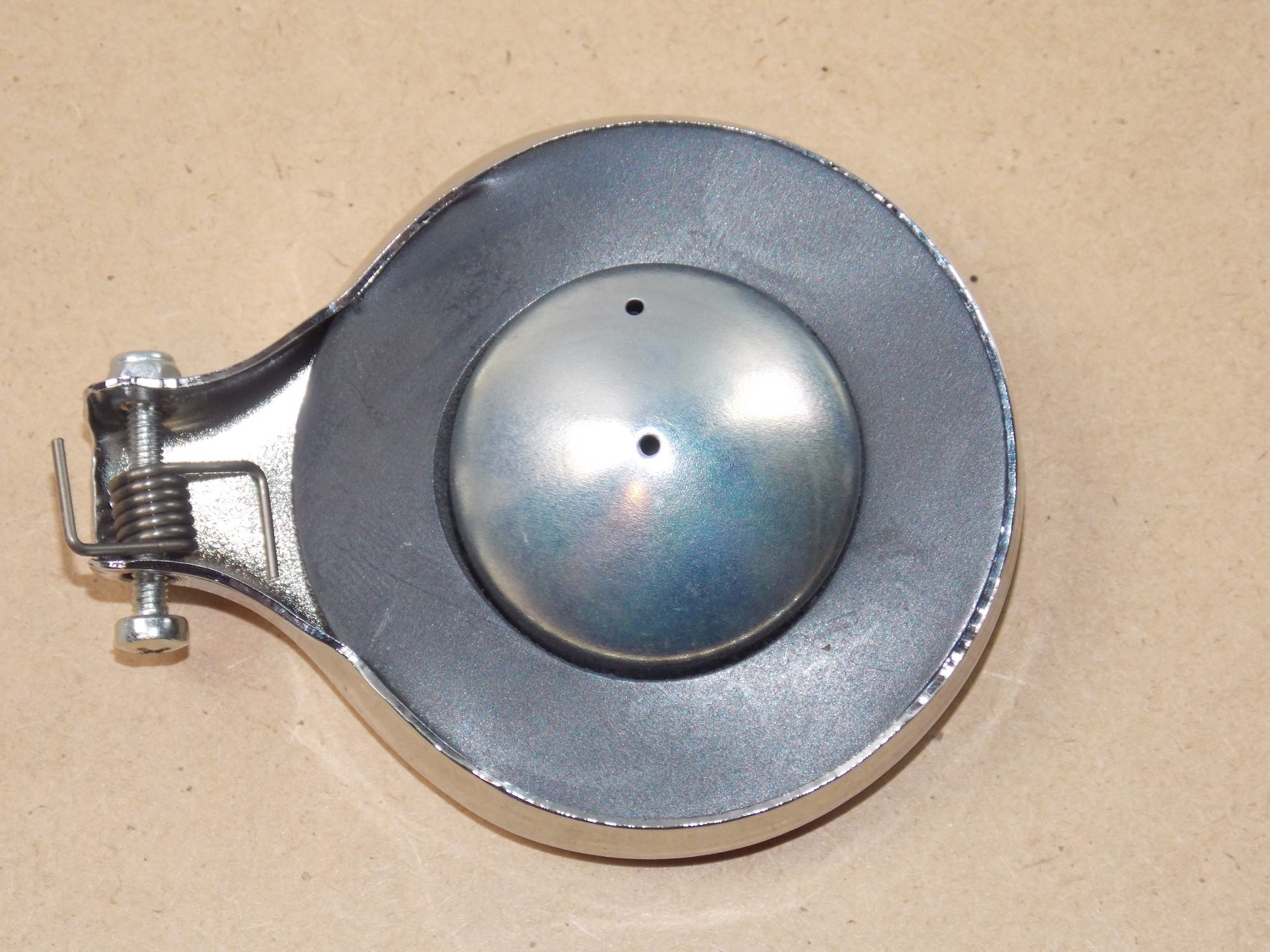 1950's TEBALDI GAS FUEL TANK CAP QUICK RELEASE LID GUZZI DUCATI CAFE SCRAMBLER - MotoRaider