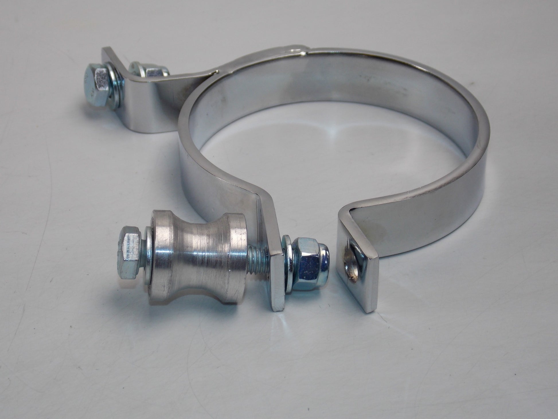 1969-71 KTM PENTON 100 125 EXHAUST REAR MOUNT RING+SPACER BRACKET CLAMP MUFFLER - MotoRaider