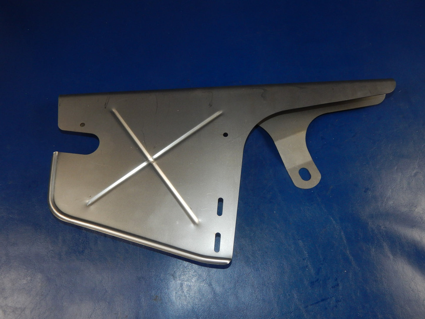 1968-69 KTM PENTON GS MC 100 125 REAR WHEEL CHAIN GUARD PROTECTOR PANEL STEEL - MotoRaider