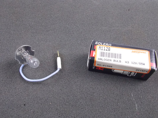 SOLERO HALOGEN BULB LIGHT H3 12V/55W SU-01005 | M1128 - MotoRaider