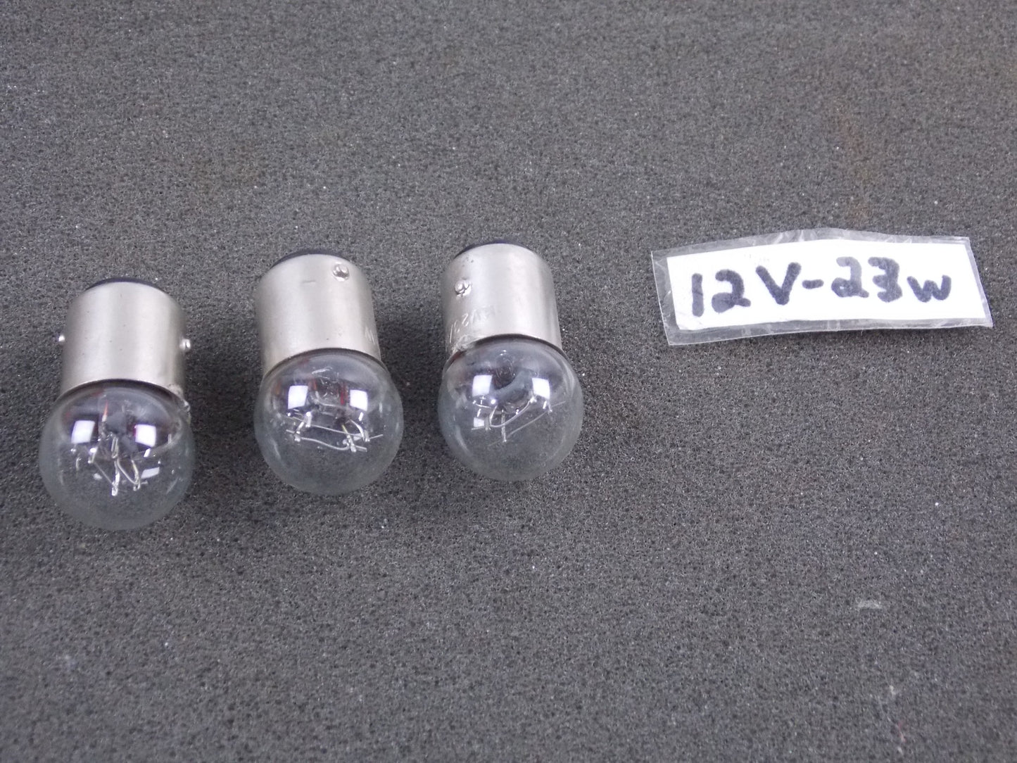 (3) LIGHT BULB 12V - 23W DOUBLE CONTACT MOTORCYCLES HONDA YAMAHA SUZUKI KAWASAKI - MotoRaider