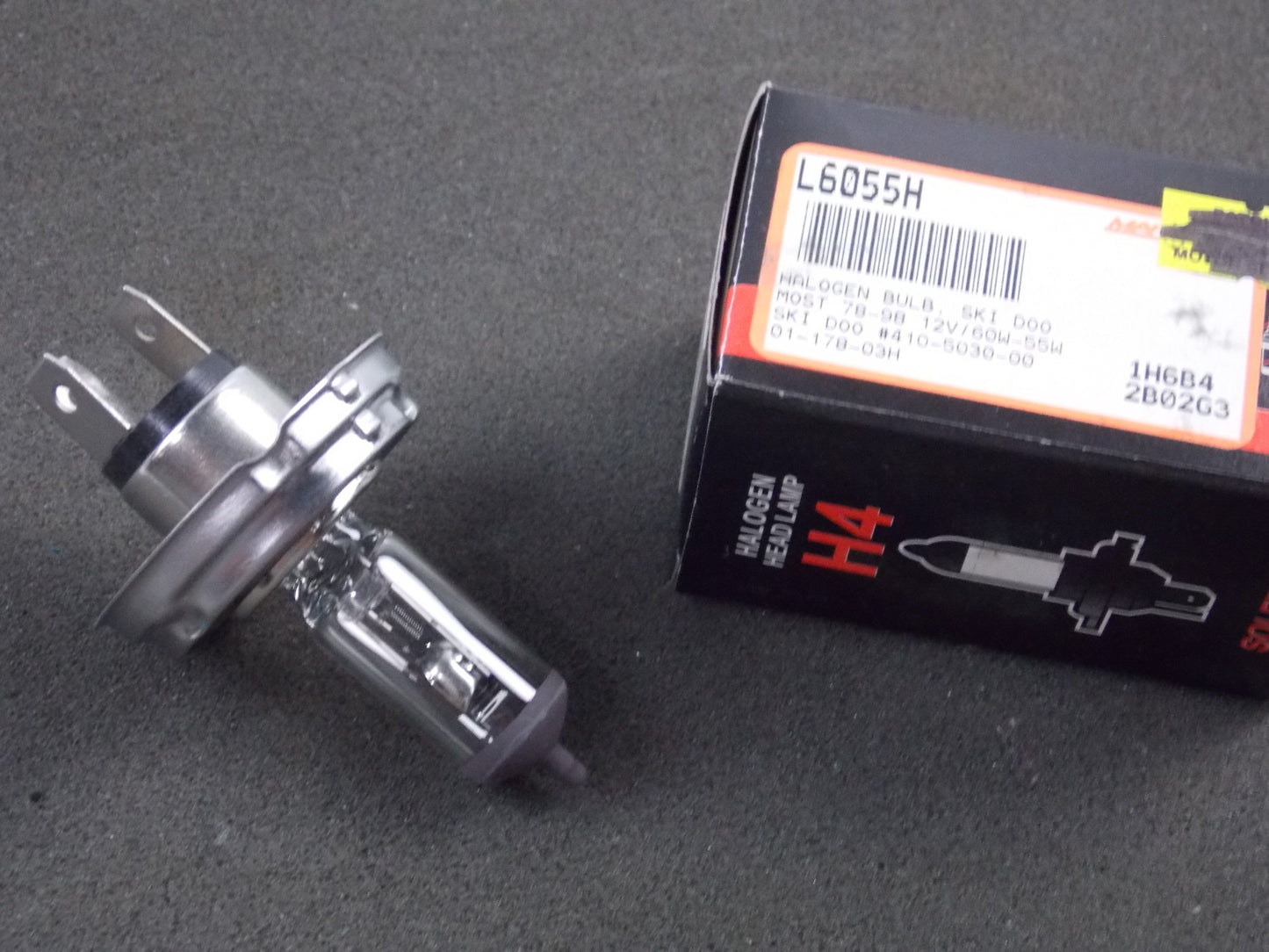 SOLERO HALOGEN H4 12V 60W-55W SKI DOO MOST 1978-1996 410-5030-00 | 01-170-03H - MotoRaider