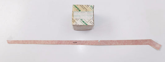 NOS OEM CAGIVA 1987 ALETTA ORO 125-S2 R TRIM (WHITE/GREY) STICKER 800051326 - MotoRaider