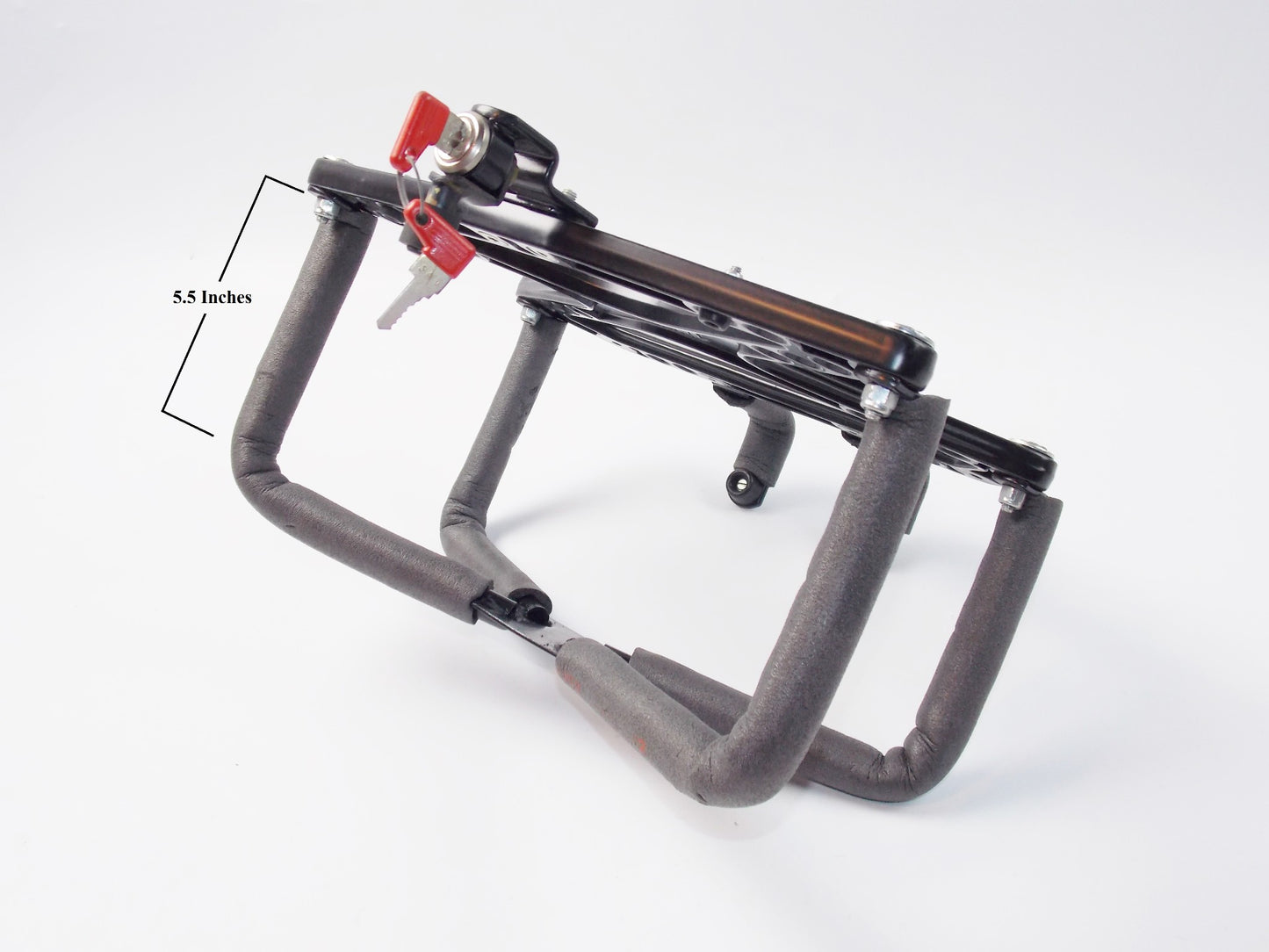 GIVI ENDURO UNIVERSAL SINGLE SIDE BAG FRAME BMW LENGTH 11" + KEYS + HARDWARE KIT - MotoRaider