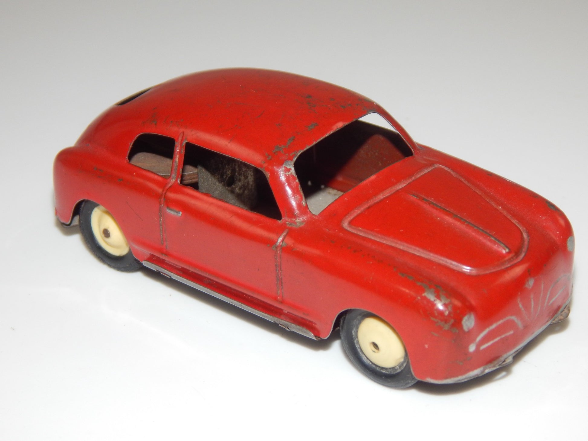 1950's ACM ITALY TIN TOY ALFA ROMEO GIULIETTA CAR VINTAGE L=110mm FRICTION DRIVE - MotoRaider