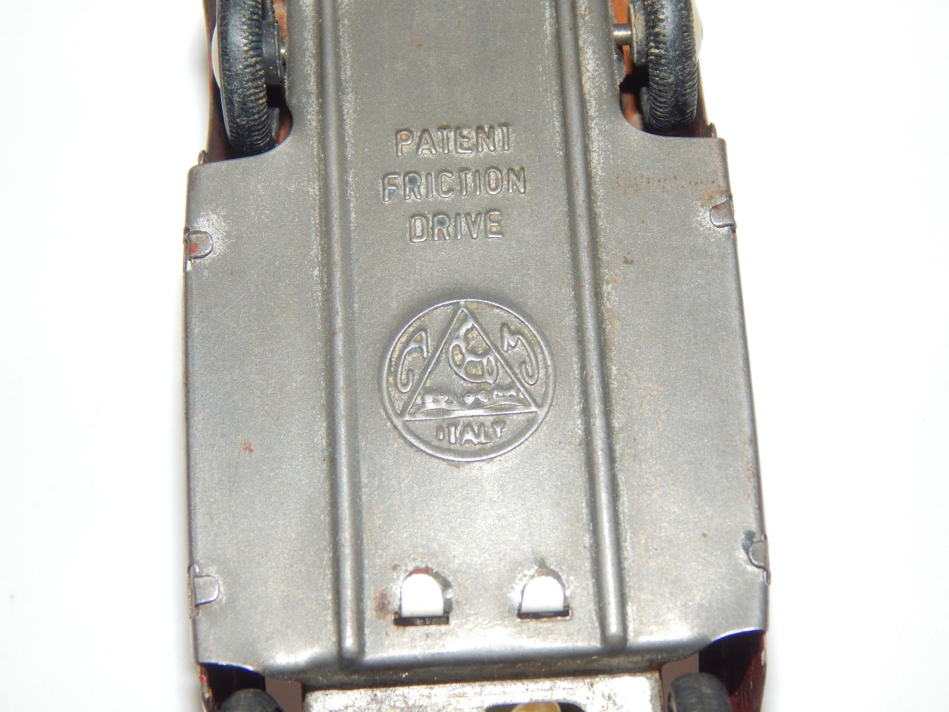 1950's ACM ITALY TIN TOY ALFA ROMEO GIULIETTA CAR VINTAGE L=110mm FRICTION DRIVE - MotoRaider