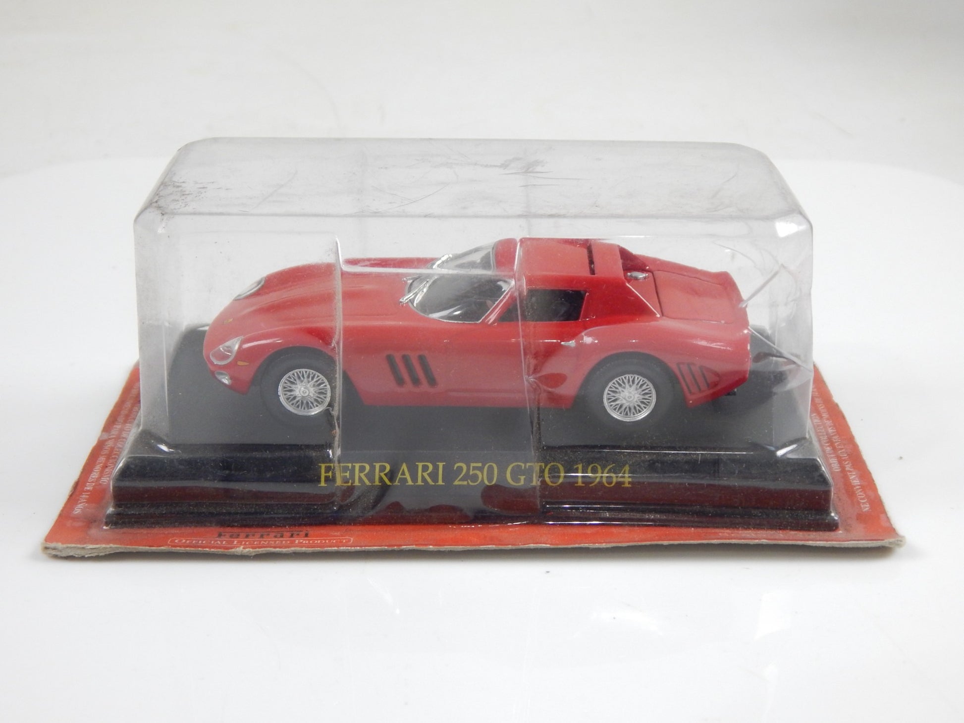 1964 FERRARI 250GTO RED DIE CAST MODEL 1:43 SCALE MODEL VINTAGE L=100mm - MotoRaider