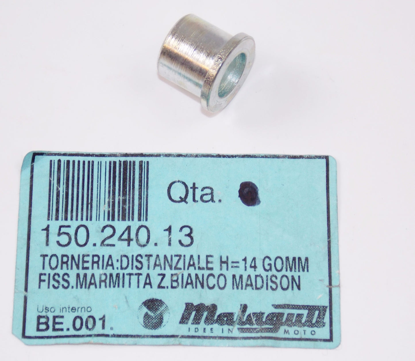 NOS OEM MALAGUTI MADISON R 125 RESTYLING EURO 2 EXHAUST SPACER 150.240.13 - MotoRaider