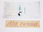 NOS OEM CAGIVA REAR FENDER STICKER "Ala Rossa" DECAL MARK EMBLEM 800040219 - MotoRaider