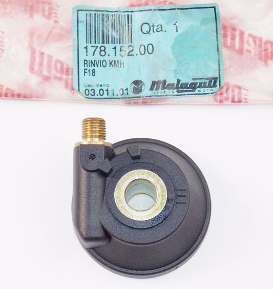 NOS OEM MALAGUTI F 18 WARRIOR 125/150 SPEEDOMETER DRIVE KMH 178.152.00 - MotoRaider