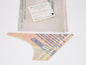 NOS OEM CAGIVA ALETTA ROSSA LEFT SIDE WHITE RED PANEL STICKER DECAL 800041615 - MotoRaider