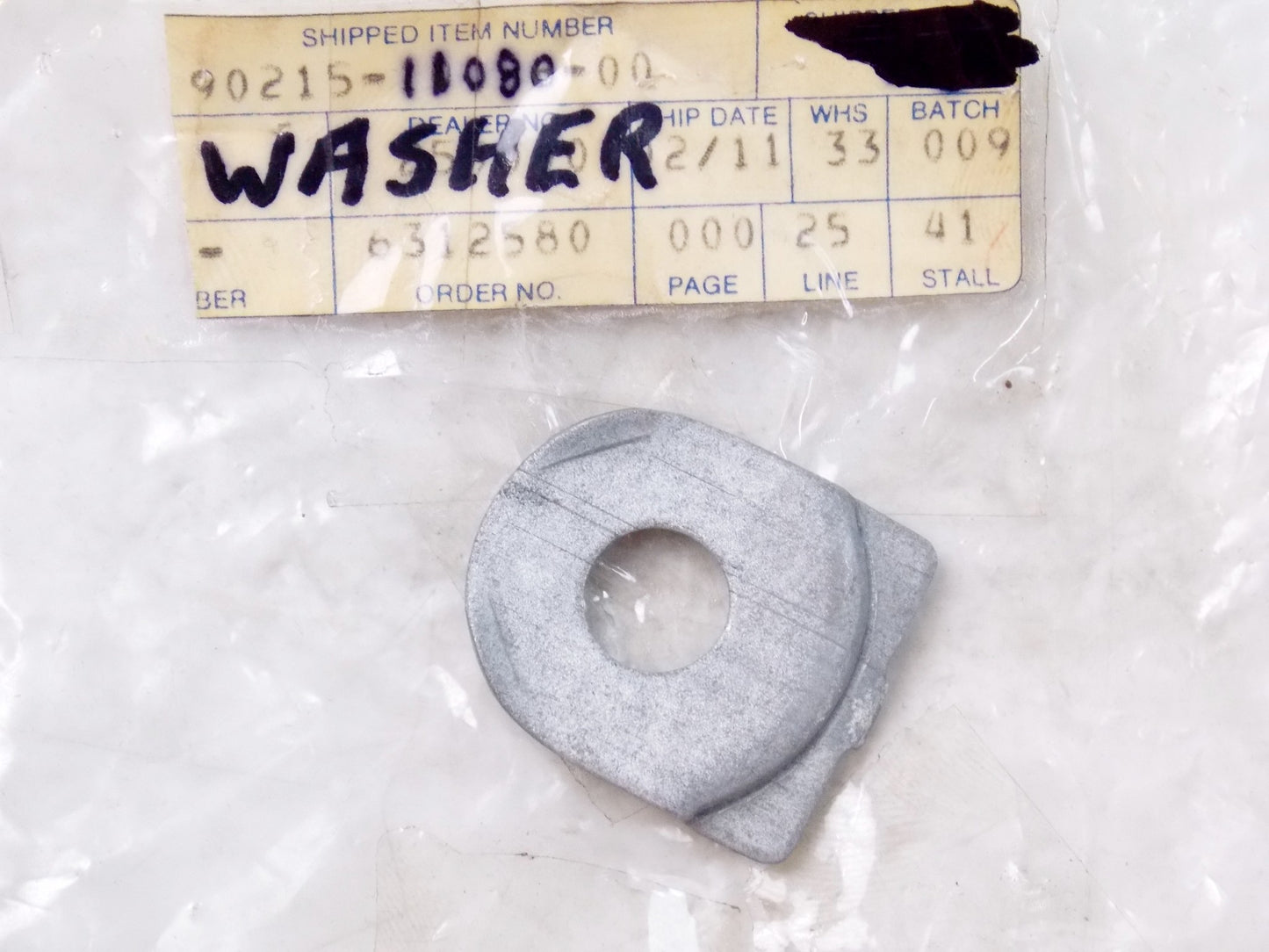 NOS YAMAHA 1969-1973 SL338  SL338B PRIMARY SHEAVE WASHER LOCKER 90215-11080 - MotoRaider