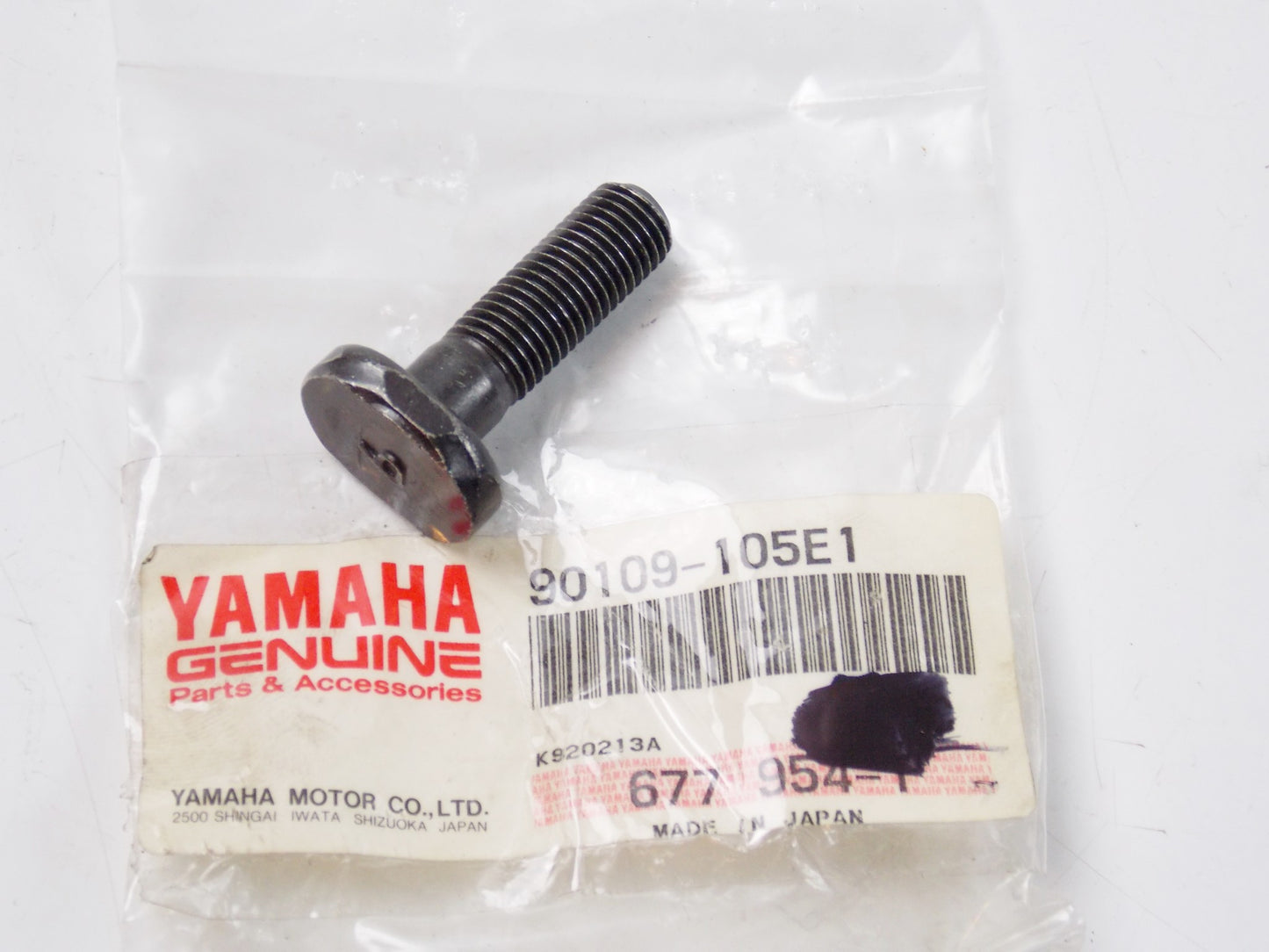 NOS YAMAHA 1976-1997 EXCEL III  ENTICER BRAVO ET340B EX440E BOLT 90109-105E1 - MotoRaider