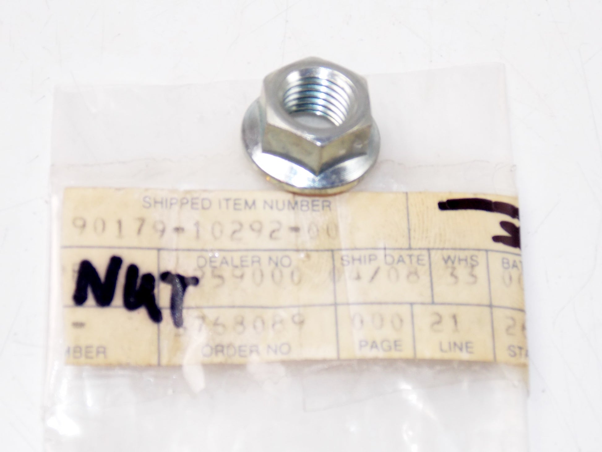 NOS YAMAHA NUT FLANGE 90179-10292 - MotoRaider