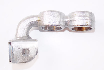 NOS OEM SUZUKI CRHOME RH FRONT FOOTREST BRACKET - MotoRaider