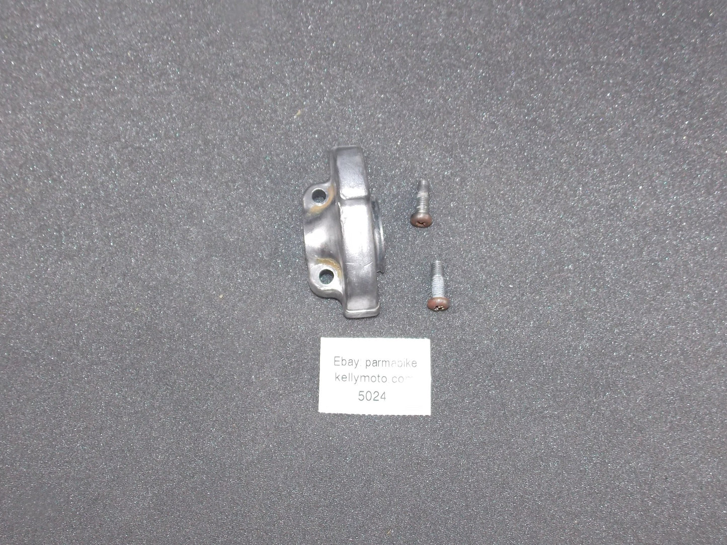 OEM YAMAHA 1976 YZ 400 YZ400 LOWER THROTTLE PIPE HOLDER ALUMINUM - MotoRaider