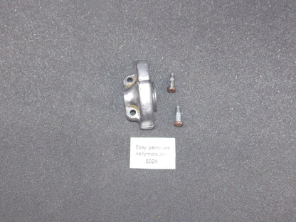 OEM YAMAHA 1976 YZ 400 YZ400 LOWER THROTTLE PIPE HOLDER ALUMINUM - MotoRaider