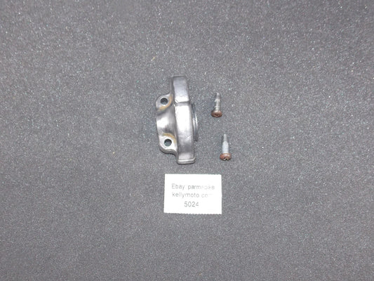 OEM YAMAHA 1976 YZ 400 YZ400 LOWER THROTTLE PIPE HOLDER ALUMINUM - MotoRaider