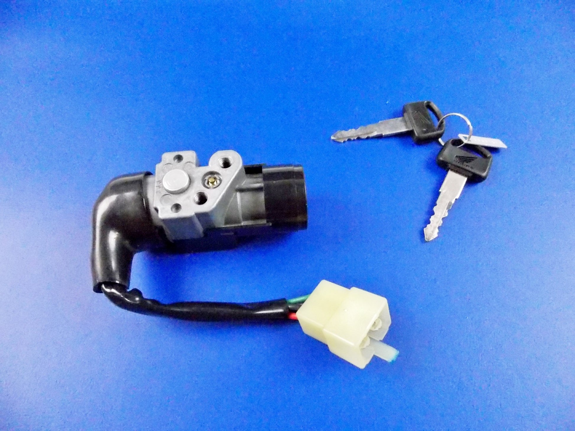 OEM HONDA 2003-2009 SCV 100 COMBINATION IGNITION LOCK SWITCH+KEY 35100-KRP-981 - MotoRaider
