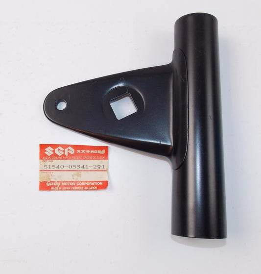 NOS OEM SUZUKI 1989 GS125SZ GS125ESK RH HEADLAMP BRACKET 51540-05341-291 - MotoRaider