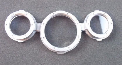 OEM MALAGUTI F 12 MAX 125/200 TACHOMTER DASHBOARD GLASS + SILVER RING 071.615.16 - MotoRaider