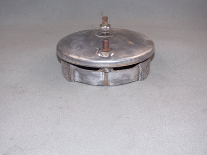 1973 PUCH GS 175 REAR WHEEL BRAKING HUB PLATE + BRAKE SHOES MC GS 125 175 - MotoRaider