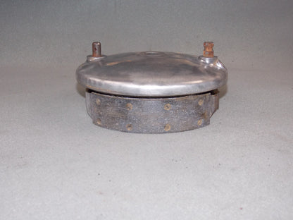 1973 PUCH GS 175 REAR WHEEL BRAKING HUB PLATE + BRAKE SHOES MC GS 125 175 - MotoRaider